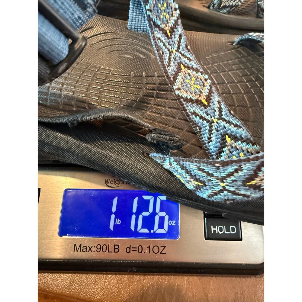 Chaco Z/Volv Men's Sport Sandal Size 13M Blue Geometric Diamond EcoTread Hiking - Picture 9 of 9
